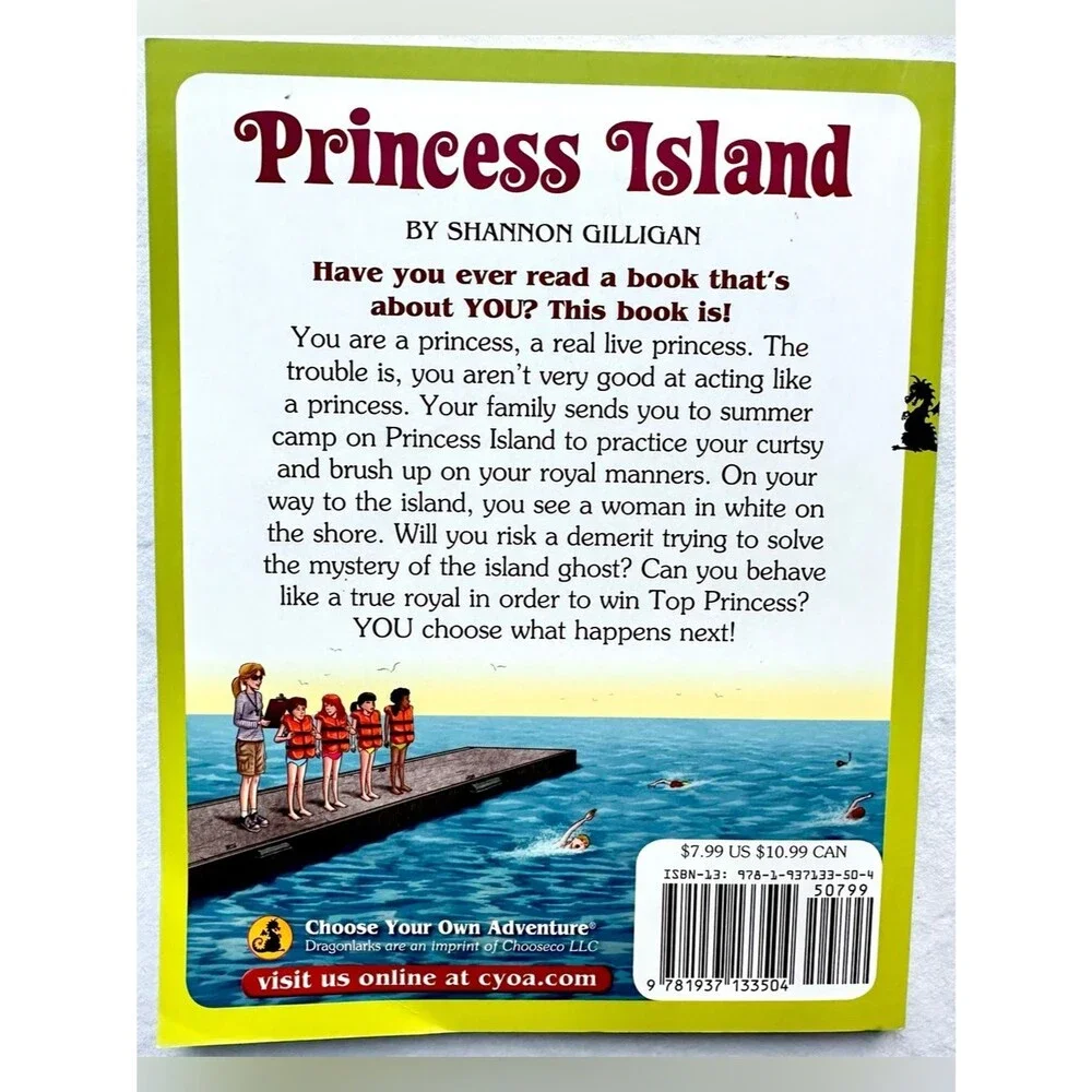 Choose Your Own Adventure Princess Island & Princess Perri Pair Shannon Gilligan